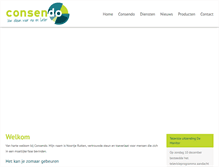 Tablet Screenshot of consendo.nl